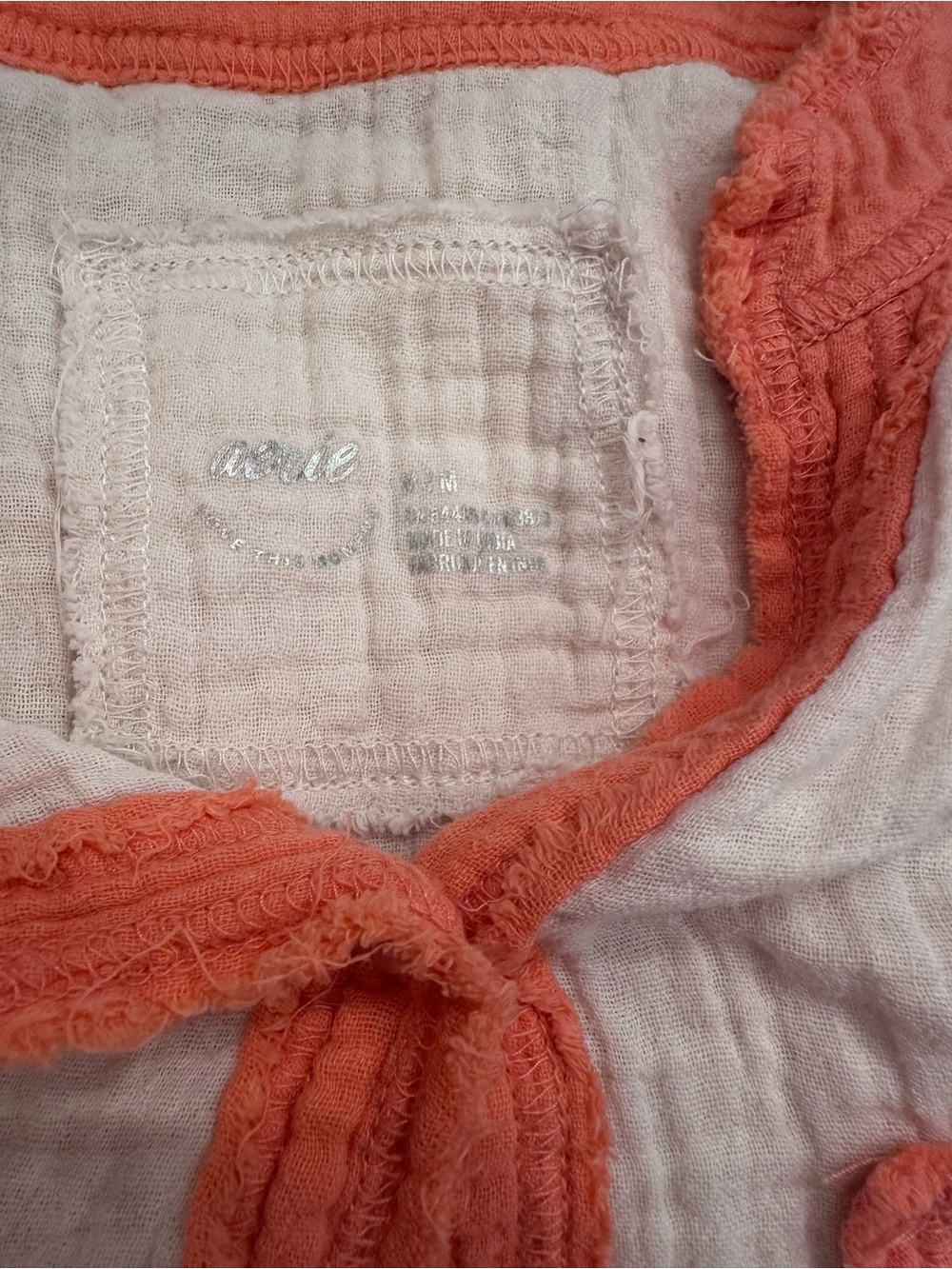 Aerie Lightweight Coral Women’s Gauze beach set - Comfortable Summer Staple - Picture 2 of 2